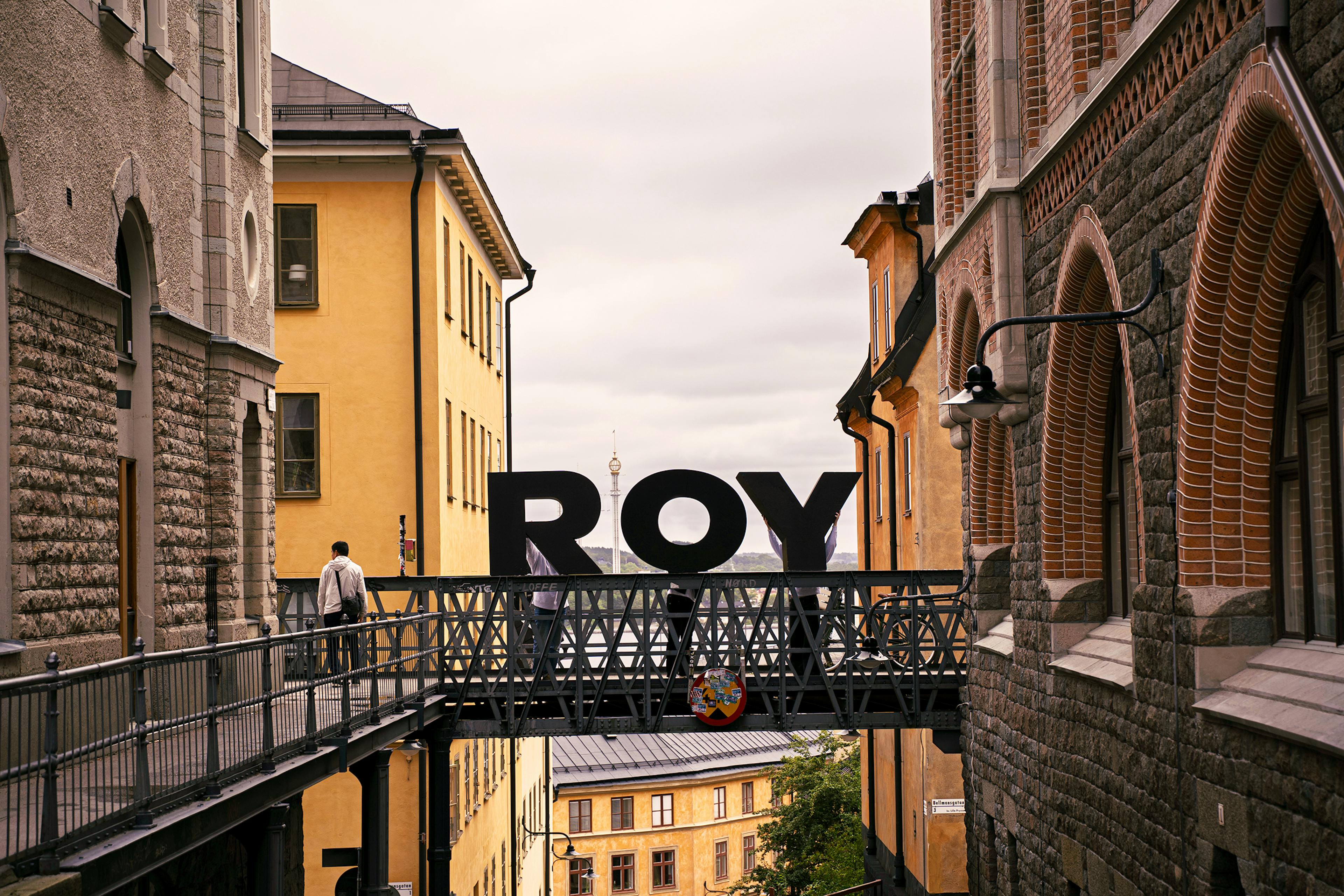 Roybokstäver på bellmansgatan 8