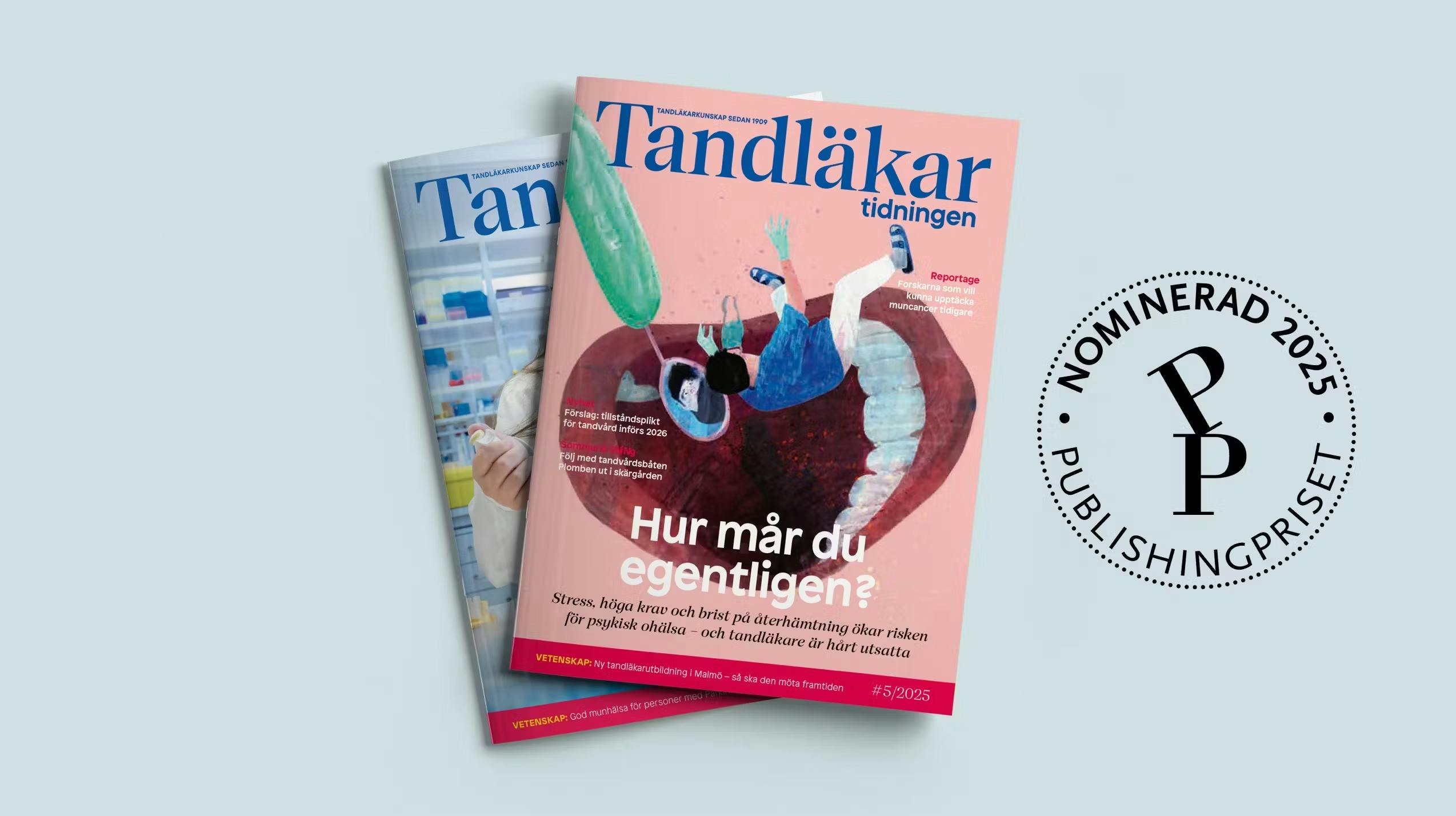 Tandläkartidningen nominerad publishingpriset 2025