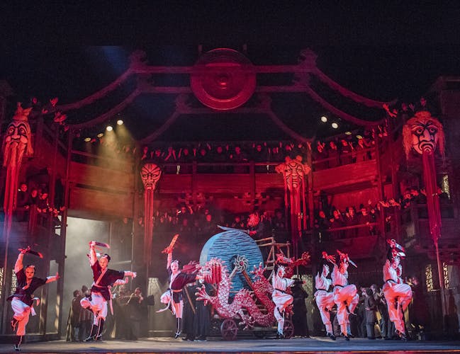 The Royal Opera performs Turnadot at the Royal Opera House.