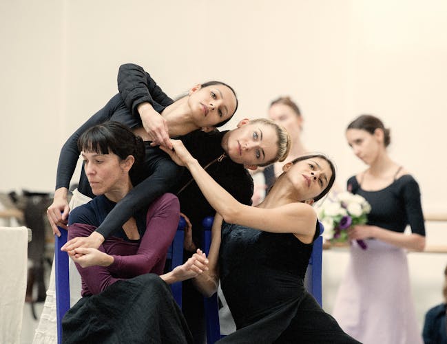 Artists of the Royal Ballet rehearsing for Like Water For Chocolate.