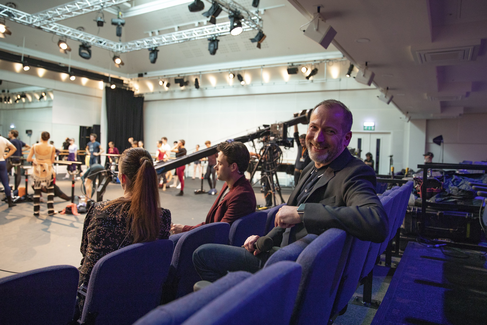 Kevin O'Hare at The Royal Ballet in class, World Ballet Day 2018