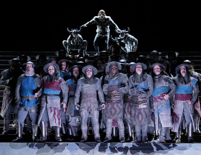 Production image of Il Trovatore ©2023 Camilla Greenwell