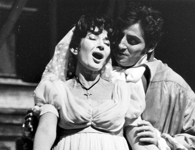 Maria Callas and Renato Cioni in Tosca, 1964
