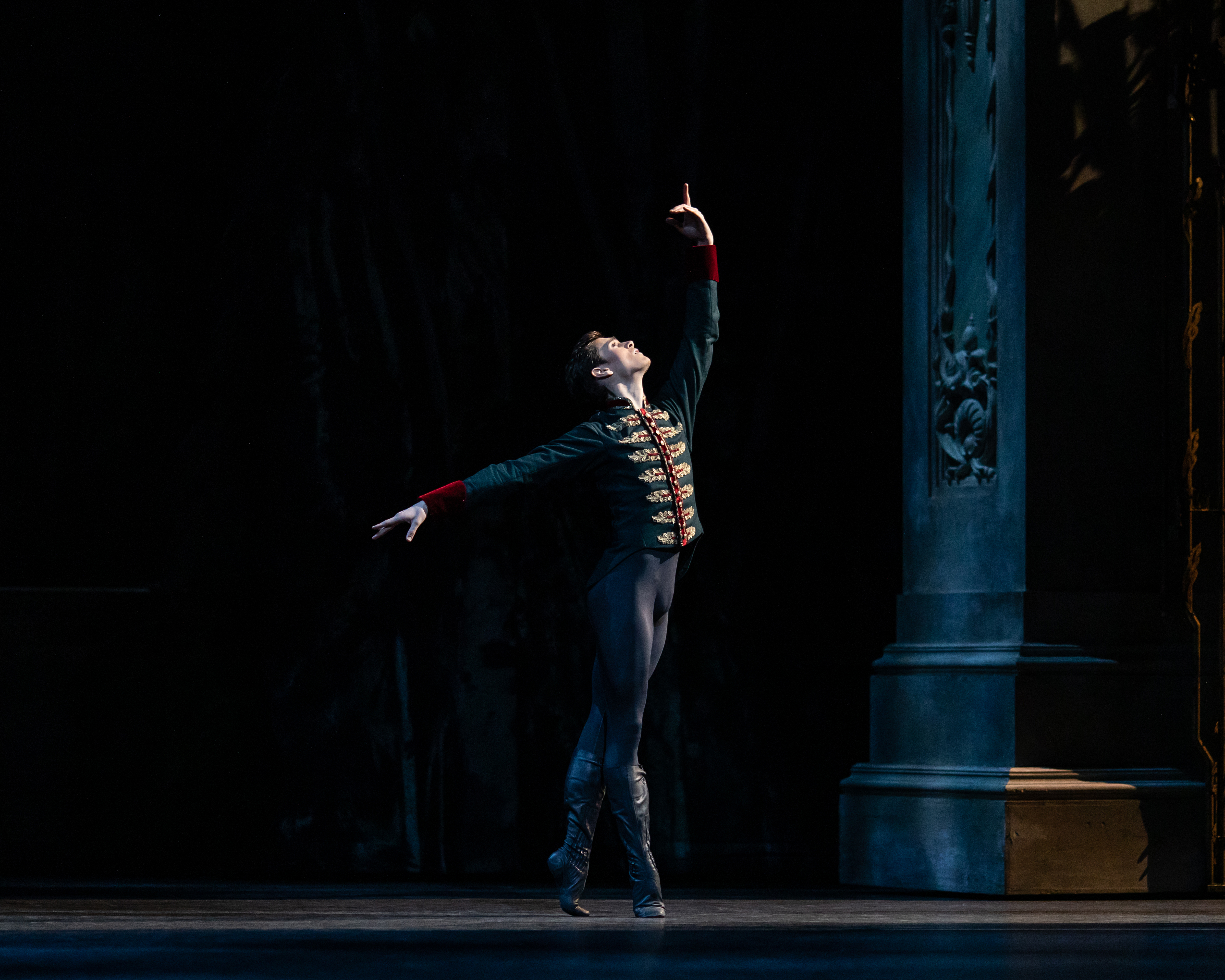 William Bracewell as Prince Siegfried in Swan Lake