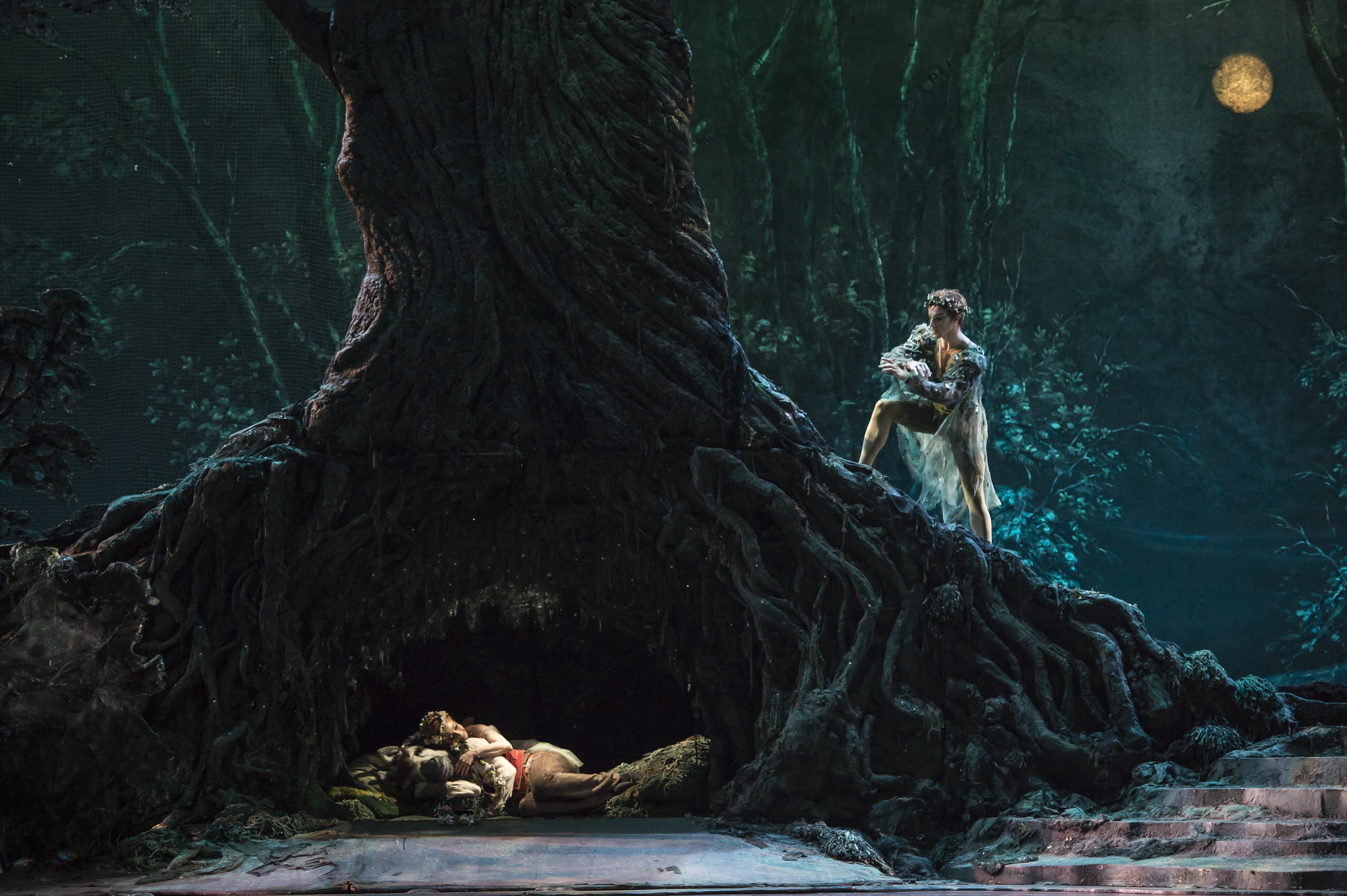 The Dream being performed onstage at the Royal Ballet.