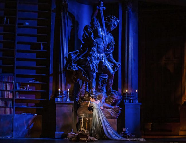 Russian soprano Elena Stikhina as Floria Tosca in Tosca.