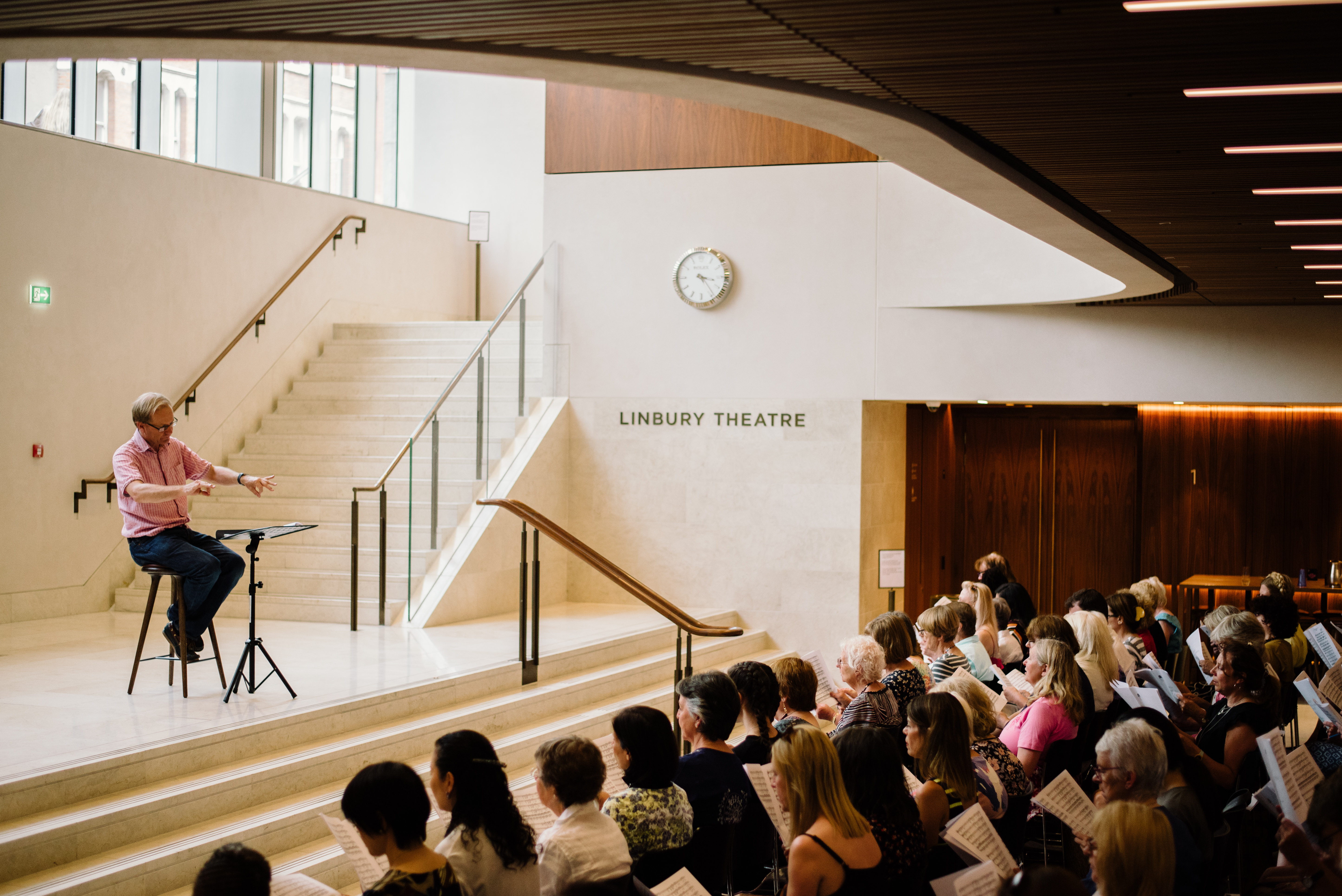 Sing at the Royal Opera House, Linbury Theatre Foyer ©2019 ROH. Photograph by Laura Aziz