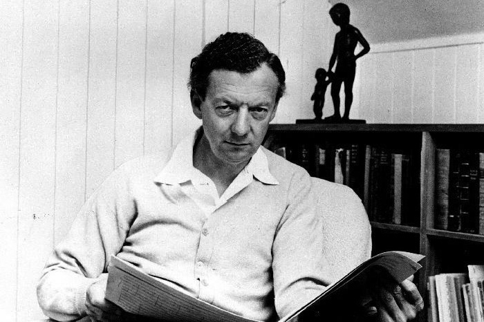 Composer Benjamin Britten © Hans Wild 1968