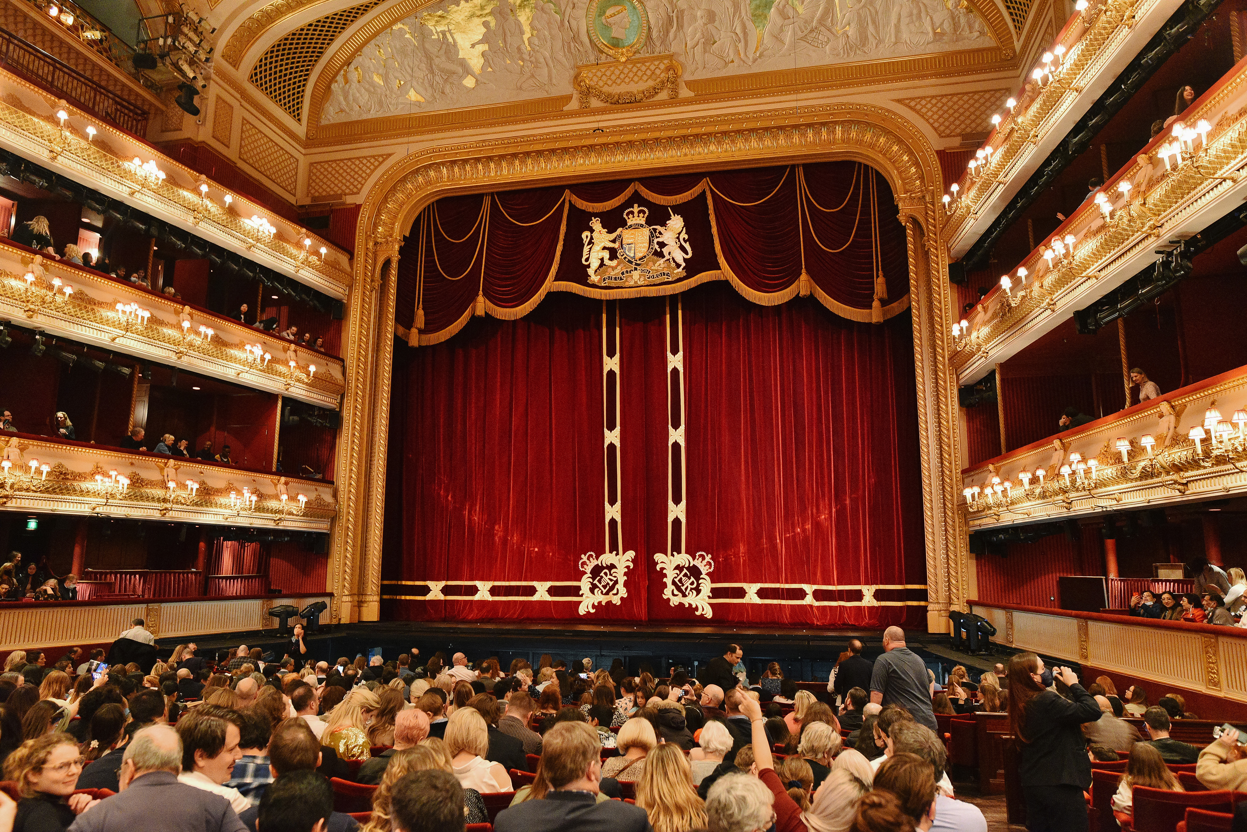 Main auditorium of the Royal Opera House.