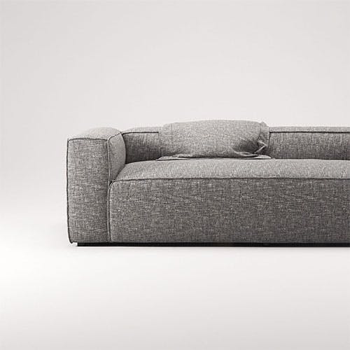 Grand 2-Seter Sofa, Marble Grey