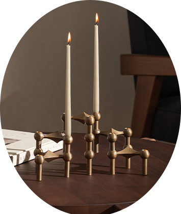 Lysestager & Fyrfadsstager