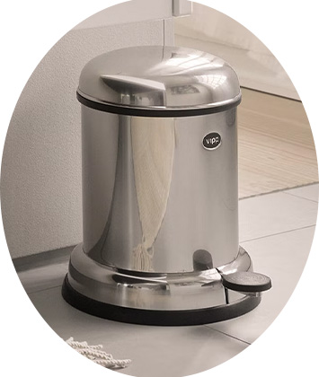 Papirkurve og pedalspande