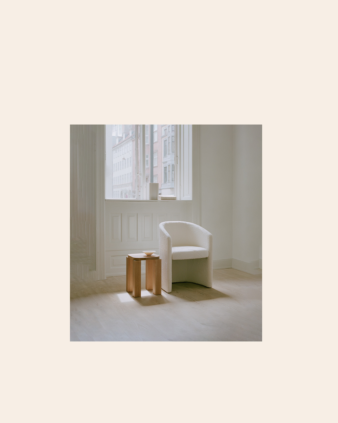 Pythagoras Shelf Set, White from Maze | RoyalDesign