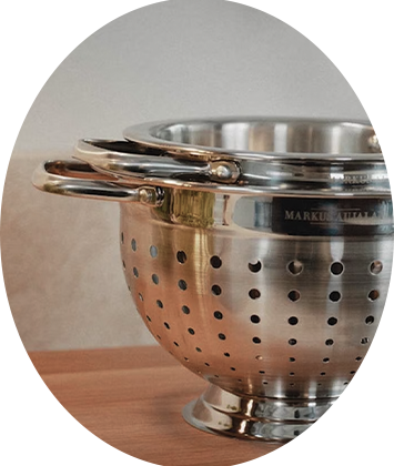 Dørslag, Sigter & Tragte