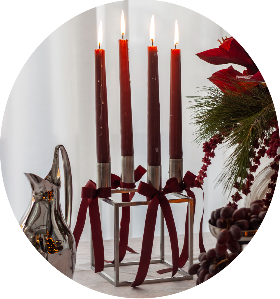 Kalenderlys & Lysestager