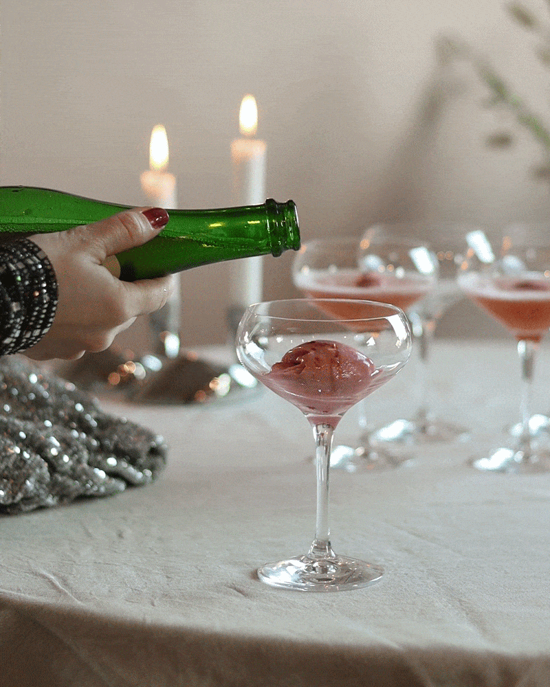 3 simple new year's desserts in glasses | RoyalDesign.com