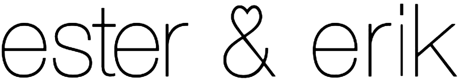 Ester & Erik logotype black