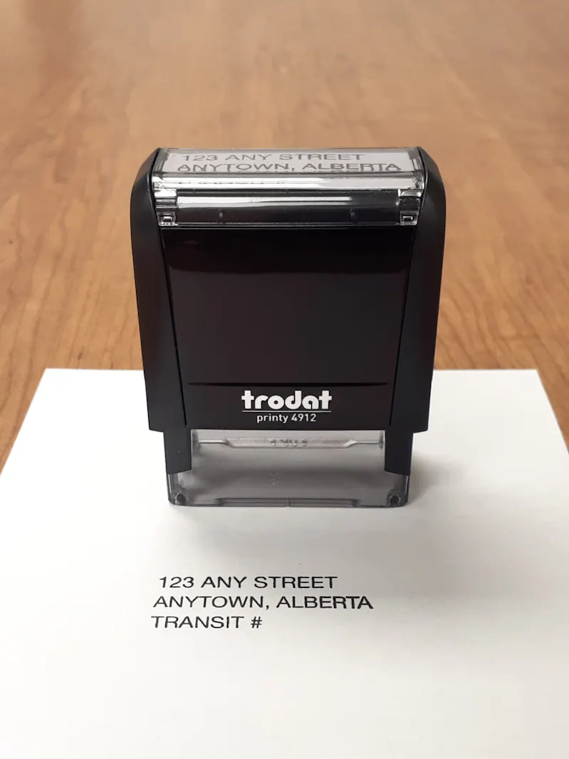 Self-inking Stamps | Royal Rubber Stamp & Sign Co.