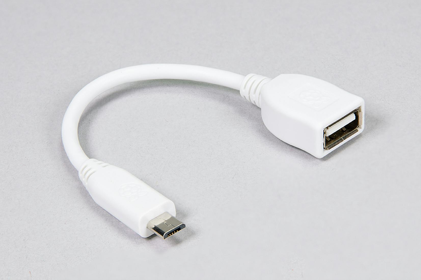 Raap bladeren op verkeer magneet Buy a Micro USB/Male to USB A/Female cable – Raspberry Pi