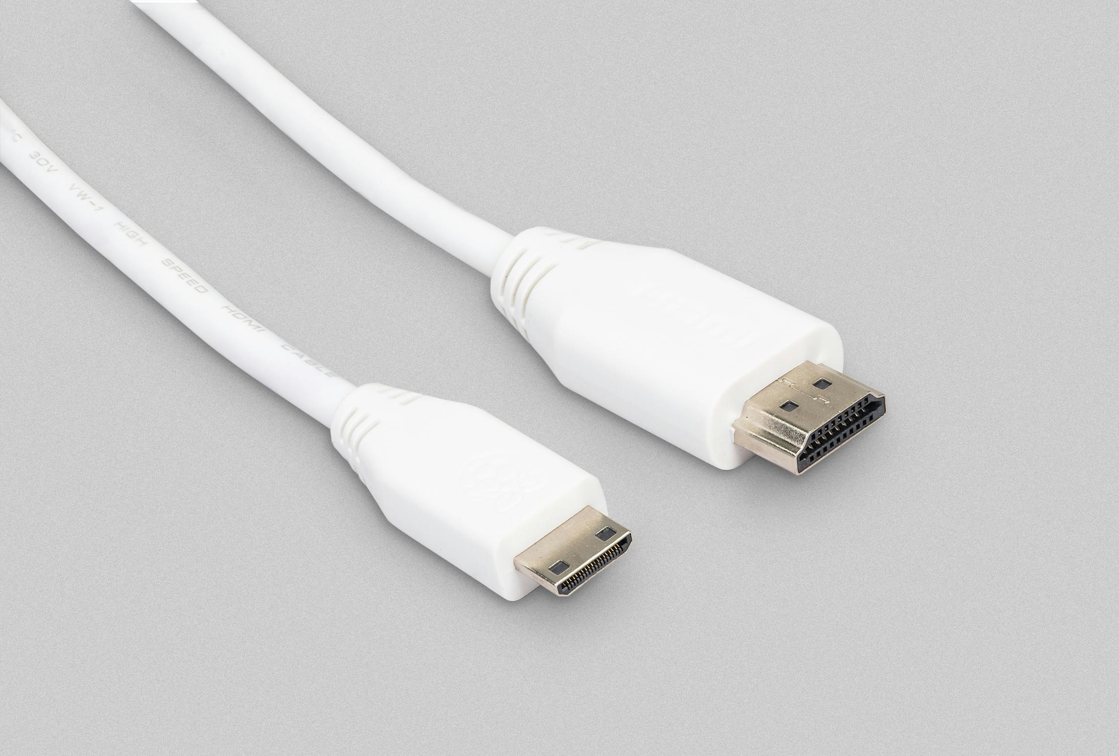 brevpapir Følelse Juster Buy a Mini HDMI® to HDMI® Cable – Raspberry Pi