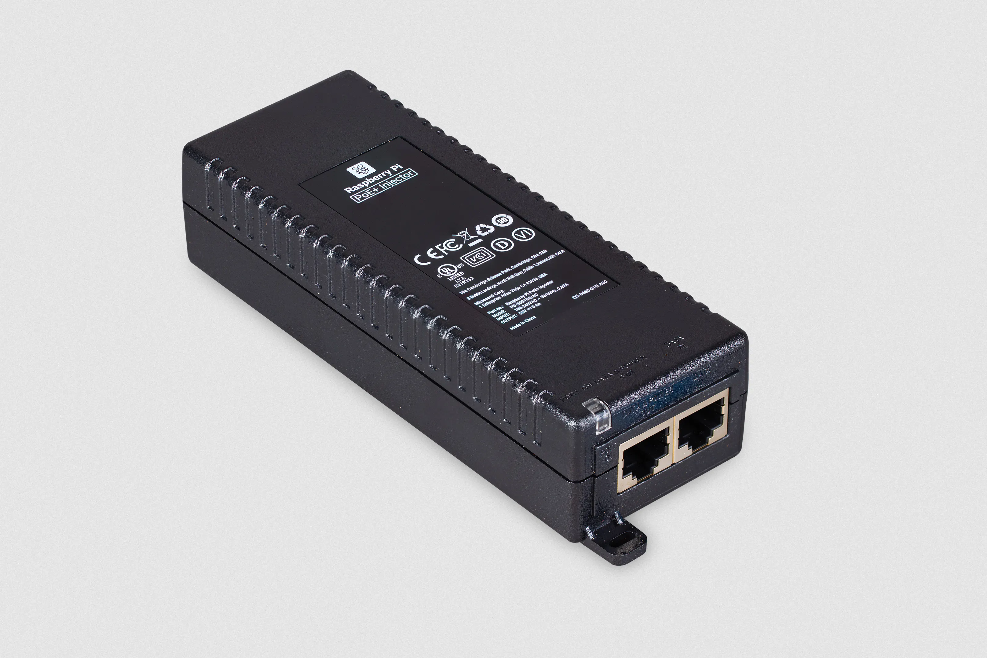 Buy a Raspberry Pi PoE+ Injector – Raspberry Pi