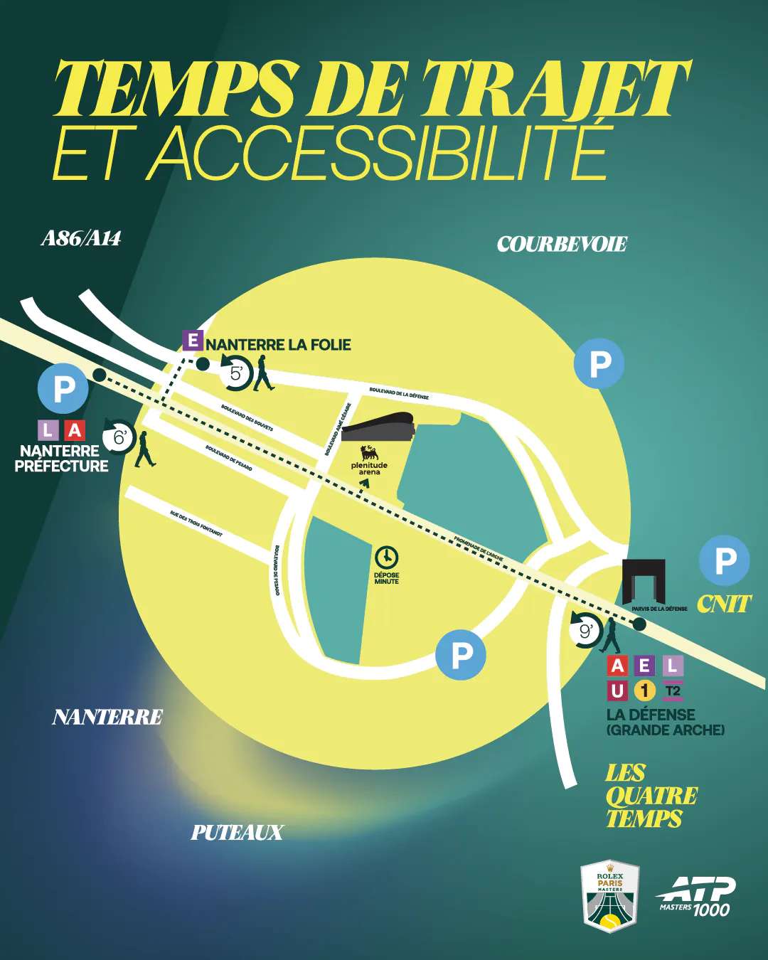 Plan Accès - Plenitude Arena