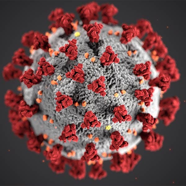 Bild eines covid-virus