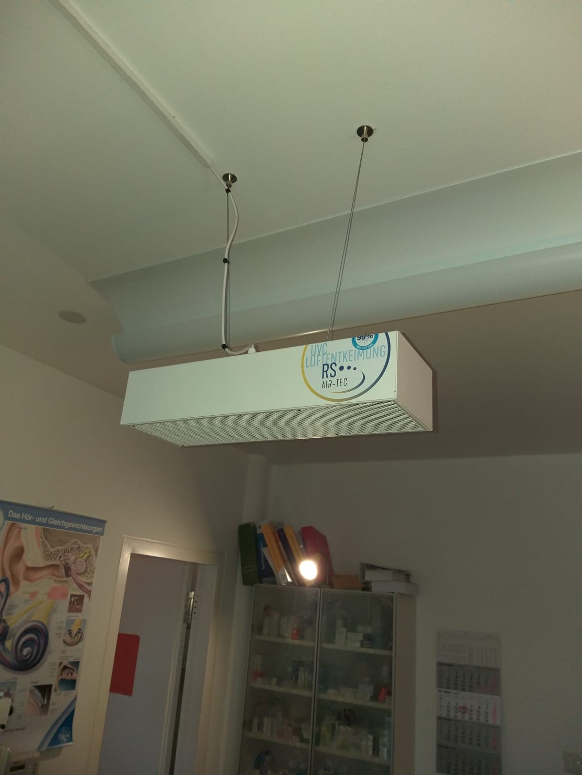 RS-Airtec Luftentkeimungsgerät Beispiel