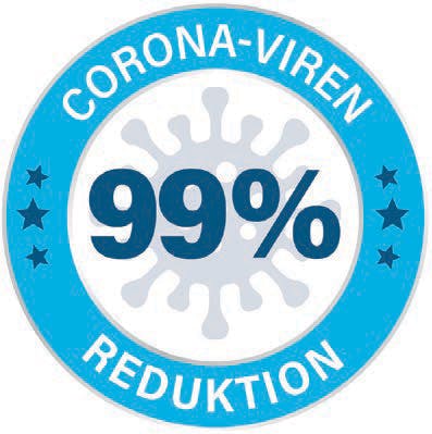 99% Reduktion der Corona-Viren