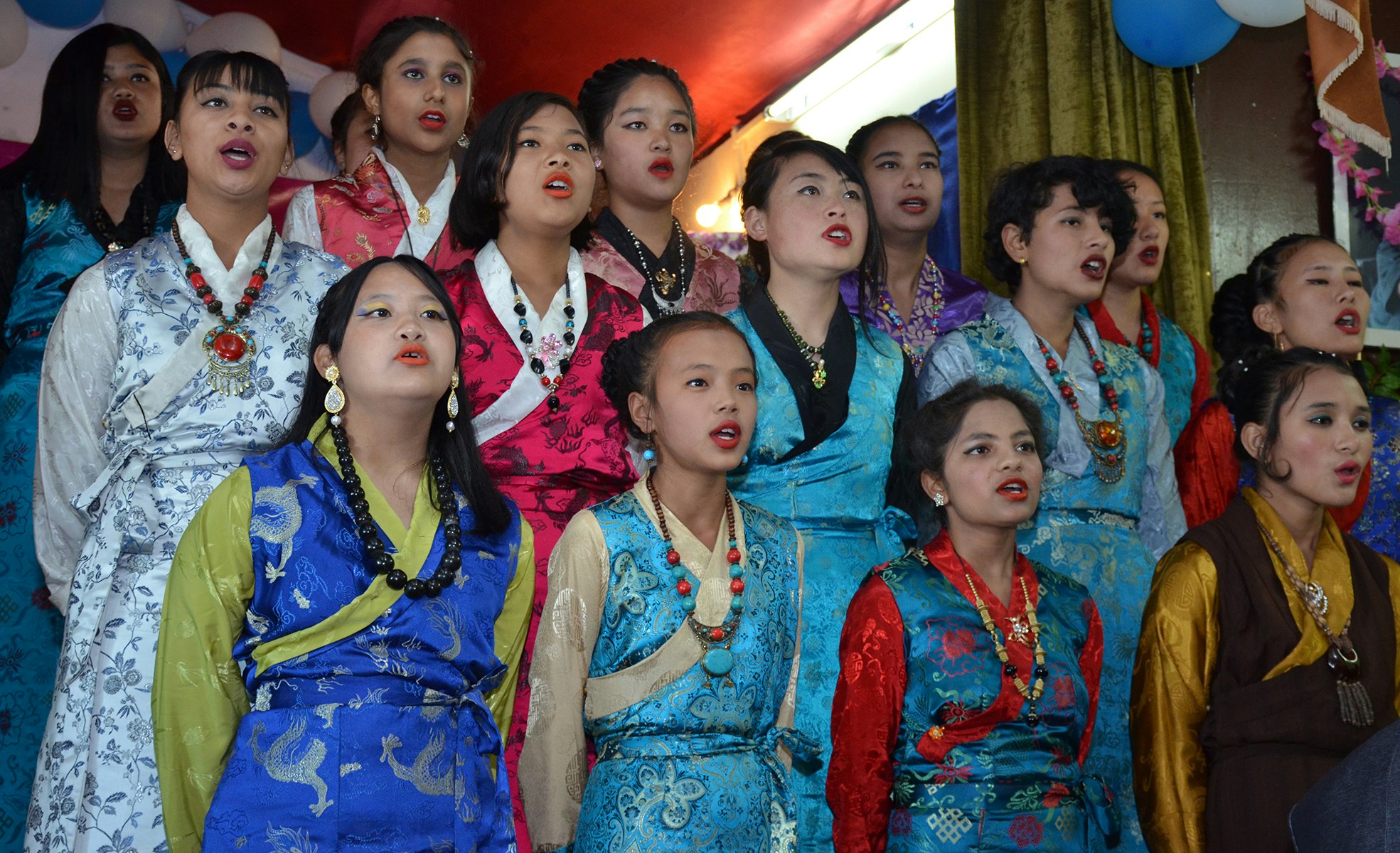 Embracing the richness of culture and harmony, our students don vibrant Tibetan attire as they take the stage. With joyous melodies and heartfelt voices, they showcase the beauty and traditions of Tibetan culture through their captivating performance. A celebration of diversity and unity, their cultural program leaves an indelible mark on our hearts. Let the music of cultural exchange resonate!