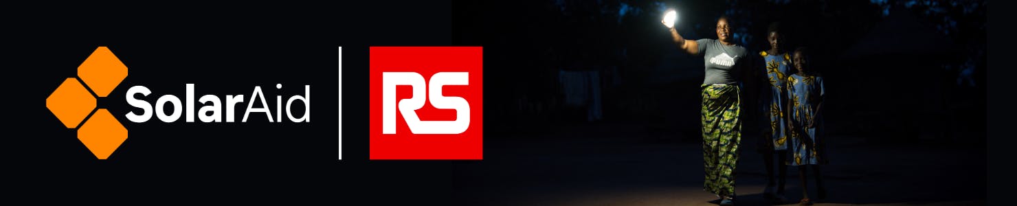 SolarAid and RS Group page banner.