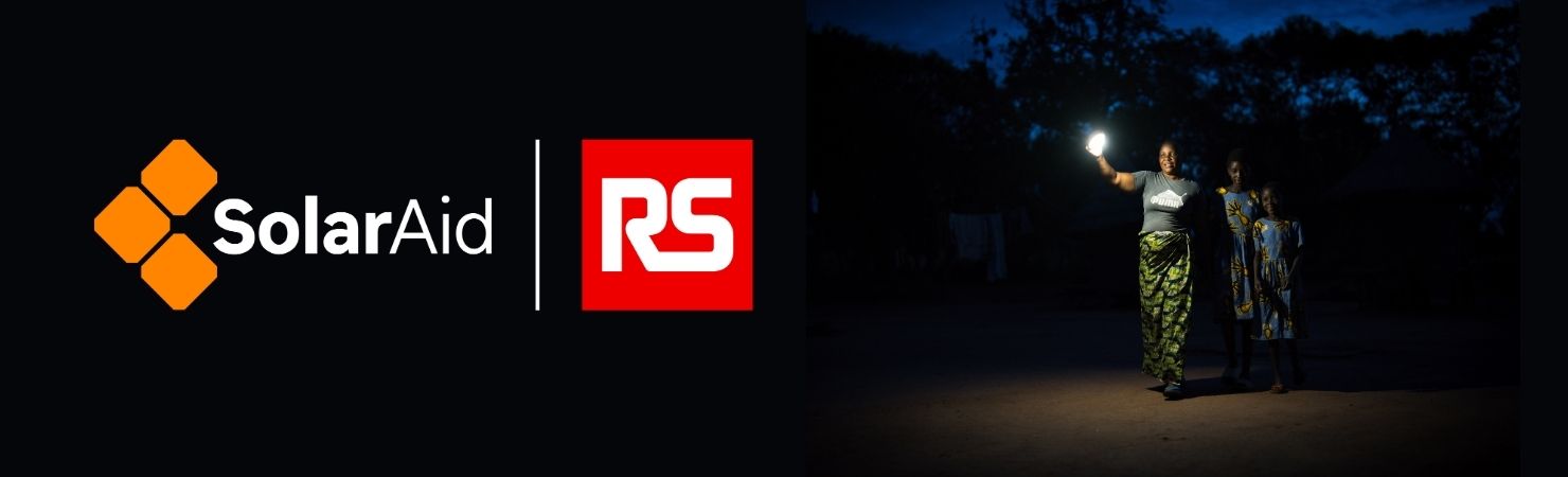 SolarAid and RS Group page banner.