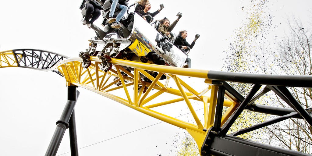 RTL MCN influencers testen nieuwe achtbaan Walibi Holland