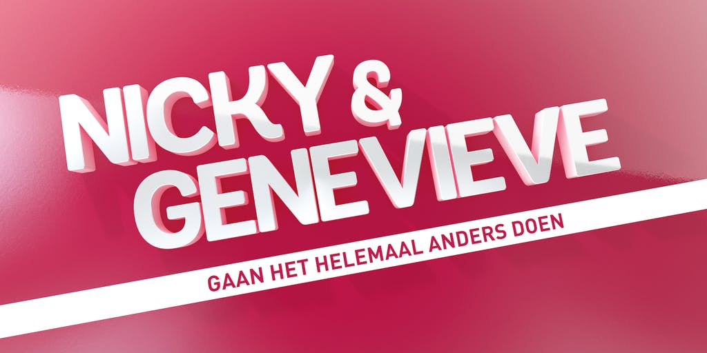 ‘Nicky & Genevieve Gaan Het Helemaal Anders Doen’ bij RTL XL