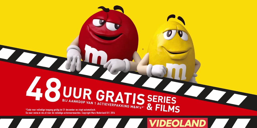 M&M's, Videoland, RTL 5 & StukTV 