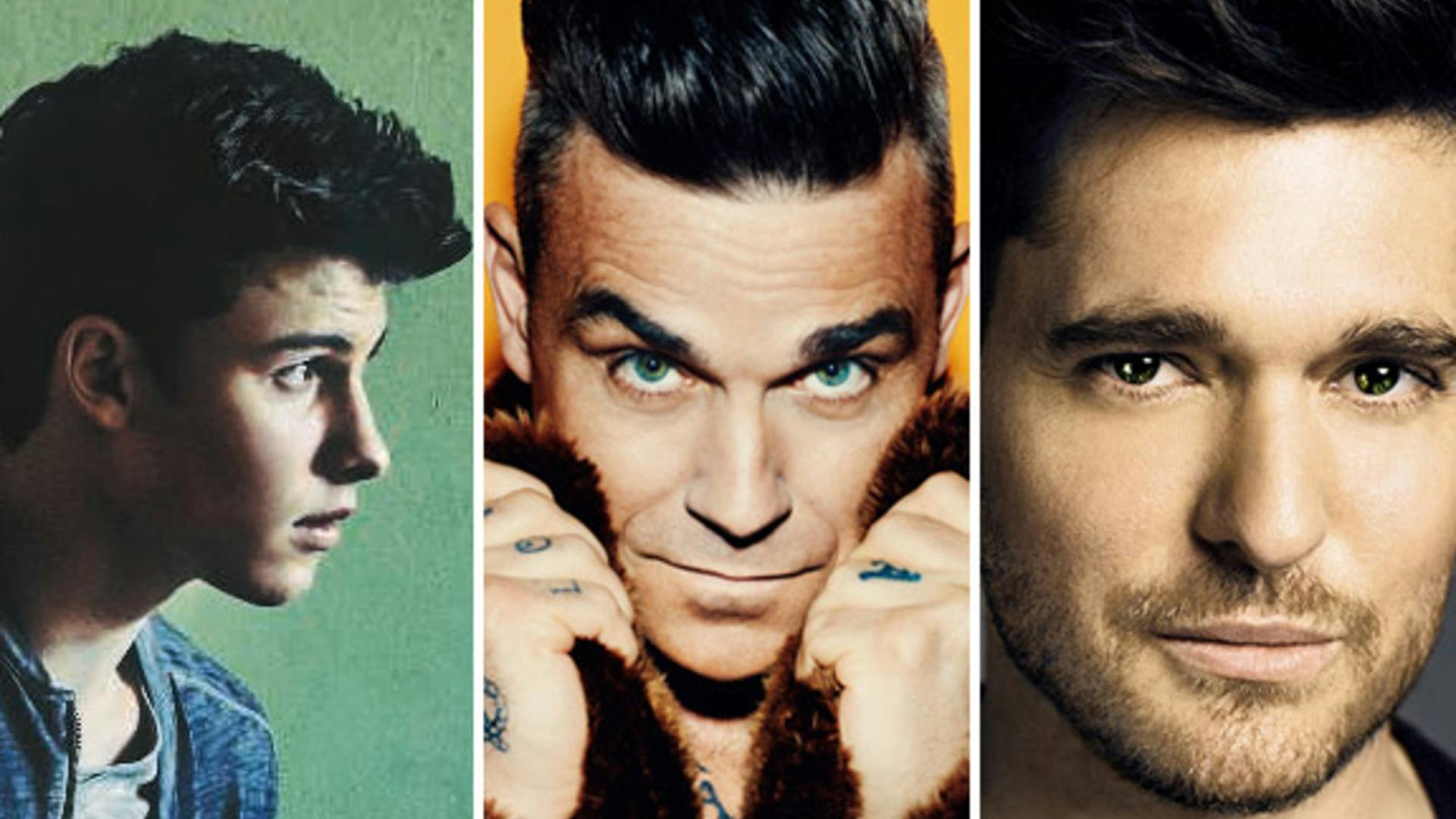 Shawn Mendes, Robbie Williams, Michael Bublé