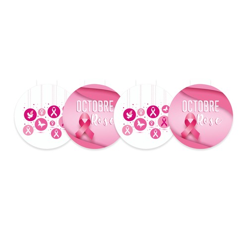 Suspensions Octobre rose