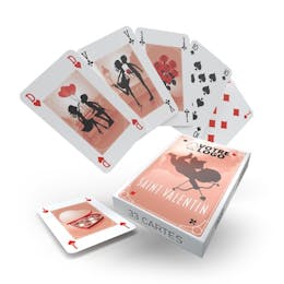 Jeu de Belote "St Valentin" - 33 cartes
