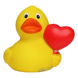 Canard coeur st valentin