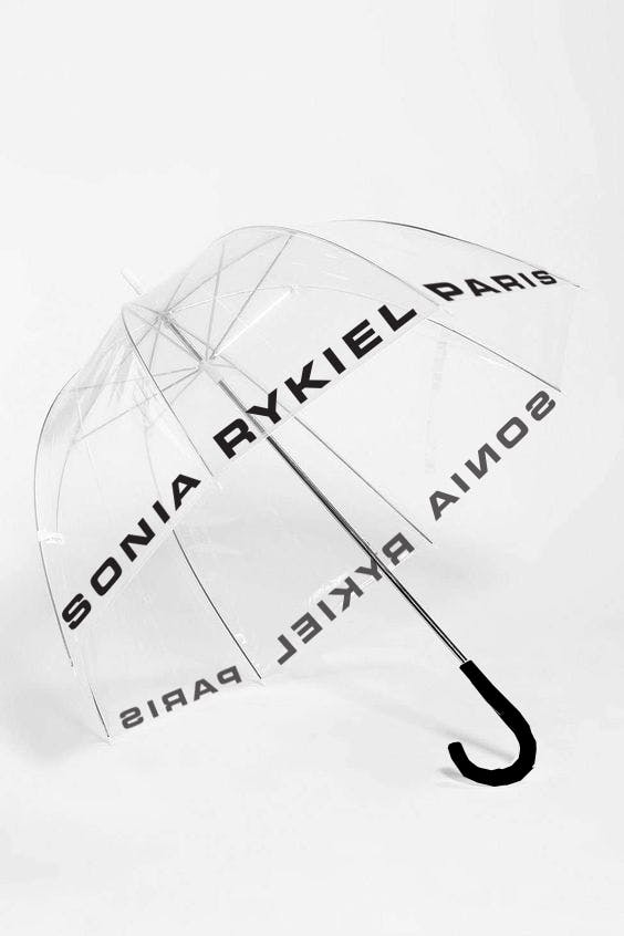 Parapluie transparent Sonia Rykiel