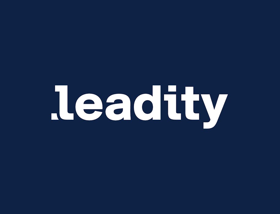 Logo der Firma .leadity mit Sitz in Hamburg.