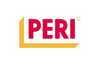 Das Logo von PERI mit Hauptsitz in Weißenhorn
