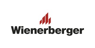 Das Logo der Firma Wienerberger mit Hauptsitz in Wien