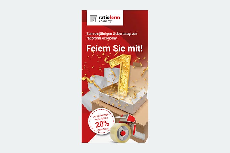ratioform economy - Online Kampagne