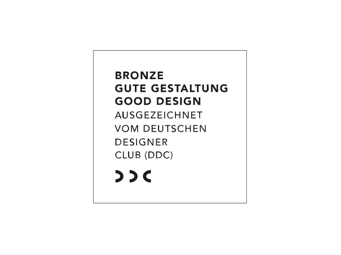 Auszeichnung zum Thema Gute Gestaltung und Design.