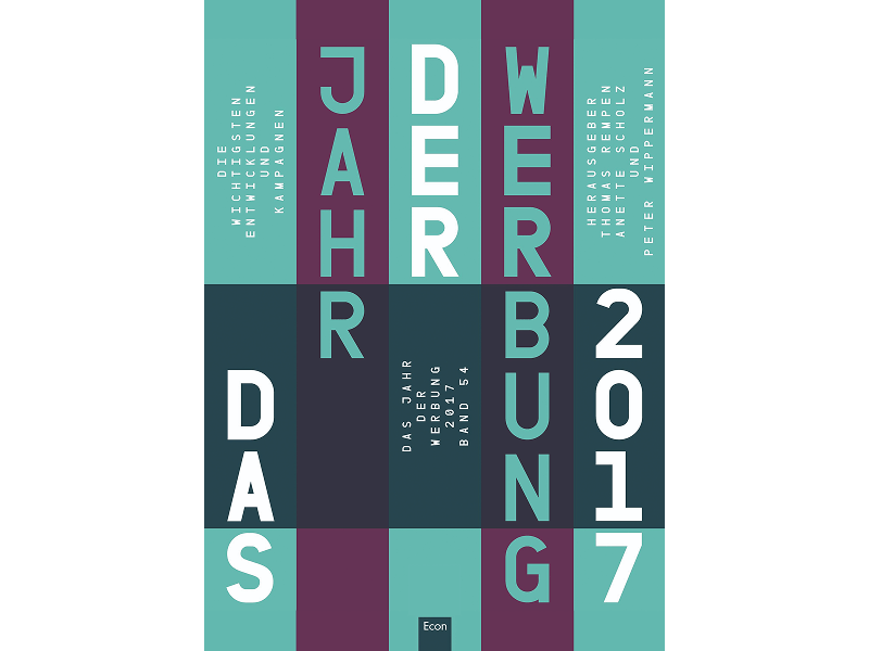 Titelbild Das Jahrbuch der Werbung 2017.