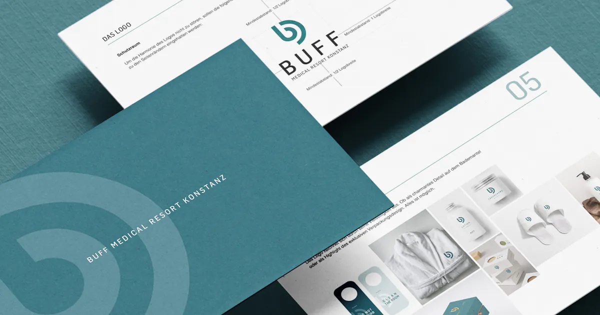 Buff Map Design Corporate Design for BUFF MEDICAL RESORT