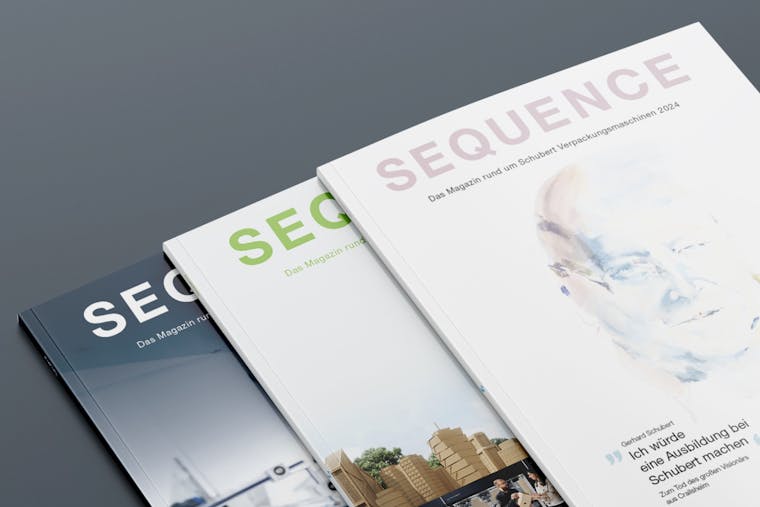 Schubert Customer Magazine. Older editions