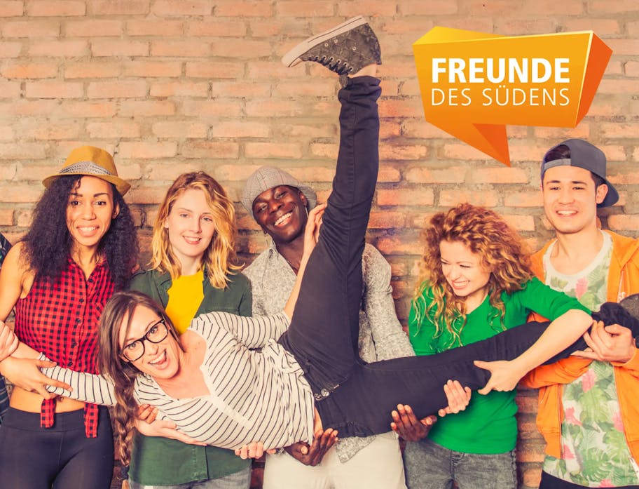 Eine Werbeanzeige, die Menschen aus unterschiedlichen Jobs zeit und durch den content marketing service einer Marketing Agentur erstellt wurde.