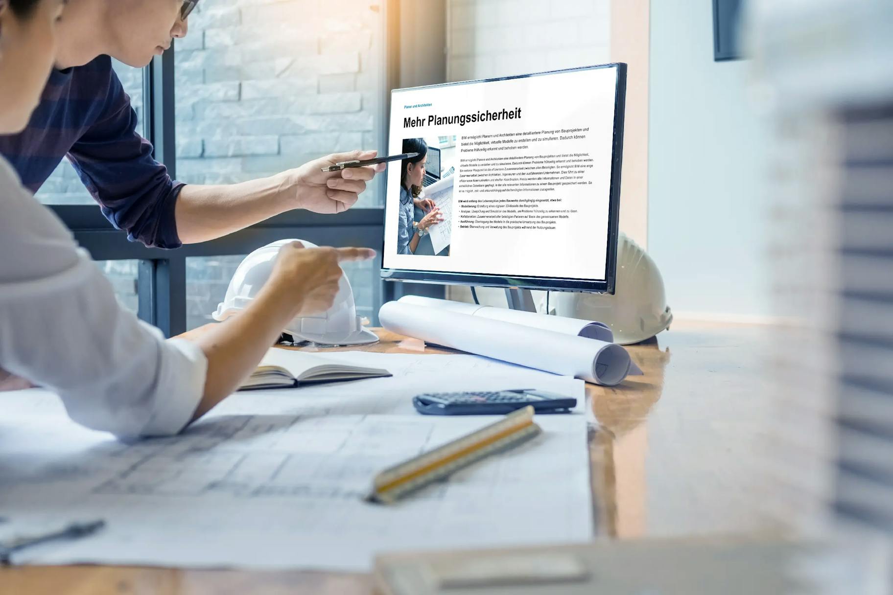 Zielgruppenspezifische Informationen auf der Website des BIM-Clusters Bayern